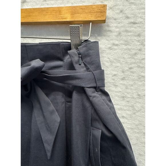 BCBGMaxazria STELLA High Pleated Waist Black Skirt Pockets Emo Goth Coquette - Picture 4 of 12